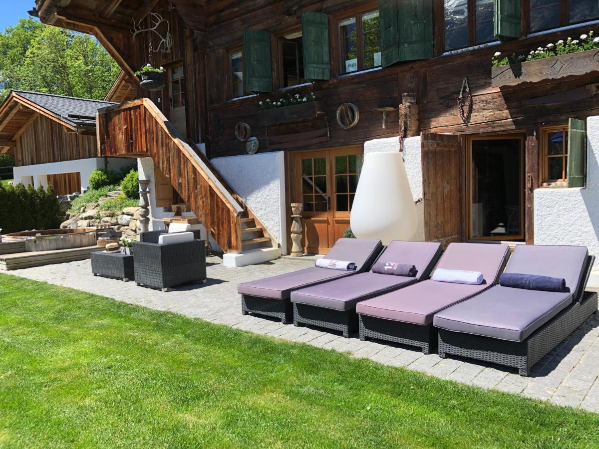 Gstaad - Luxueux Appartement Design ***** Gsteig Luaran gambar